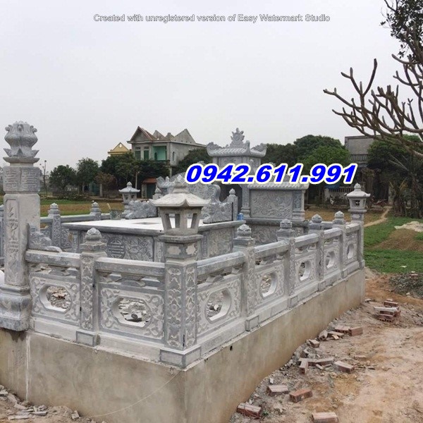 63 + mẫu lan can khu lăng mộ đá bán sóc trăng