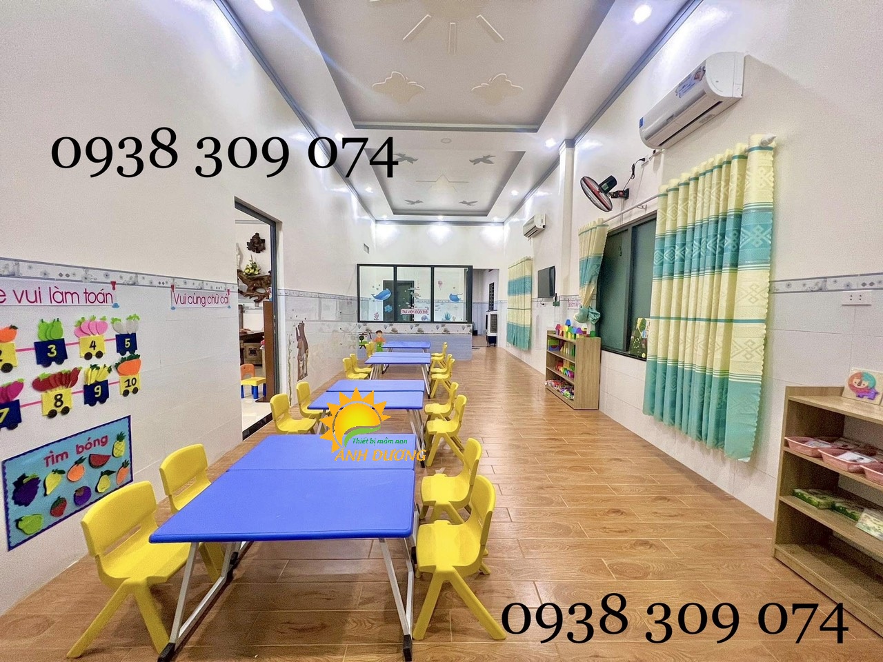 Bàn ghế nhựa mầm non đa dạng mẫu và màu sắc 