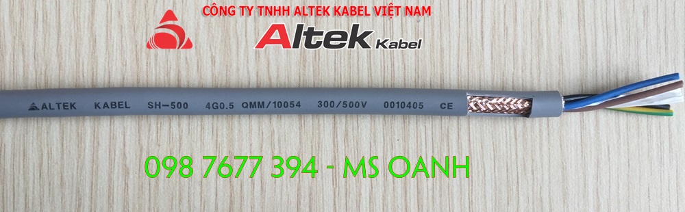 dây chống nhiễu dvv/sb 4x0.5, 4x0.75, 4x1.0