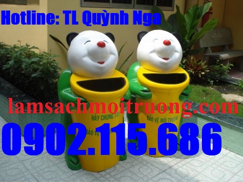 Thùng rác nắp lật, thùng rác chia ngăn, thùng rác các hình thù