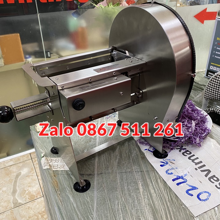 Máy thái lát rau củ quả chạy điện năng suất cao