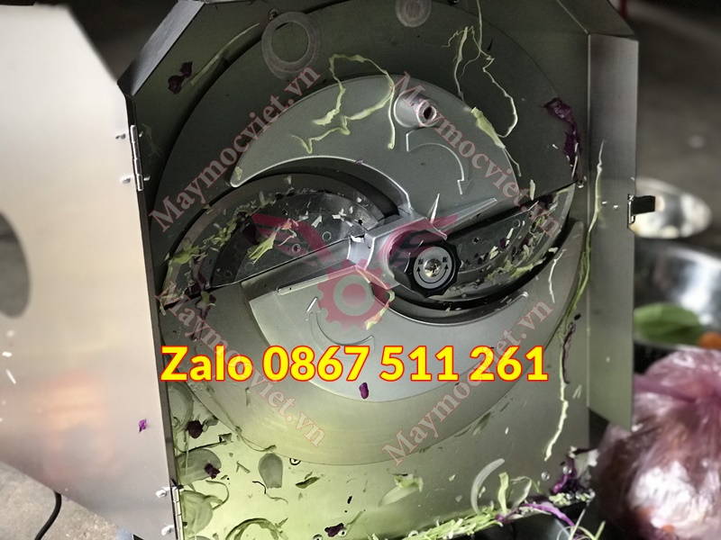 Máy thái lát rau củ quả chạy điện năng suất cao