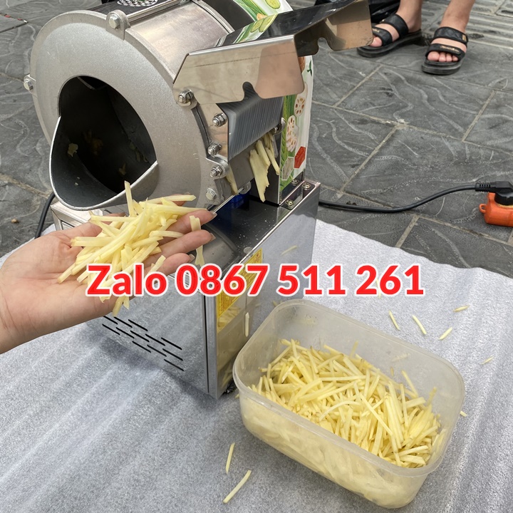 Máy cắt lát, sợi củ quả đa năng cho nhà hàng