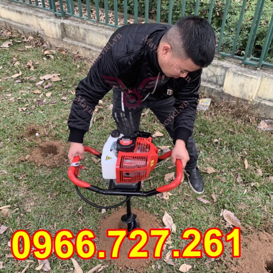 Máy khoan lỗ trồng cây cầm tay giá rẻ tại Quảng Ninh