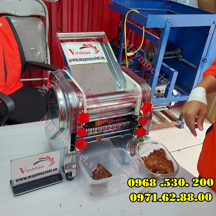 Nơi bán máy cán mực , thịt khô cao cấp chạy điện VMC 370
