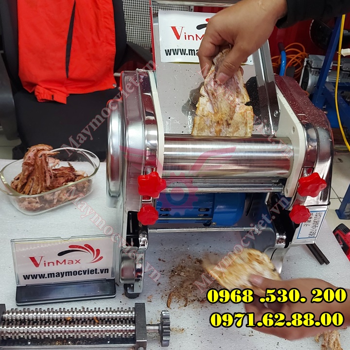 Nơi bán máy cán mực , thịt khô cao cấp chạy điện VMC 370
