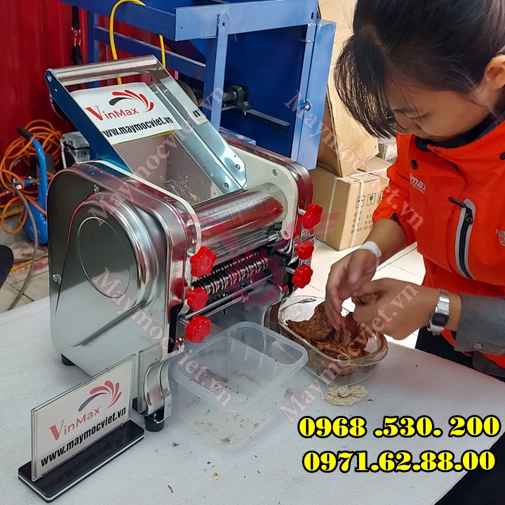 Nơi bán máy cán mực , thịt khô cao cấp chạy điện VMC 370