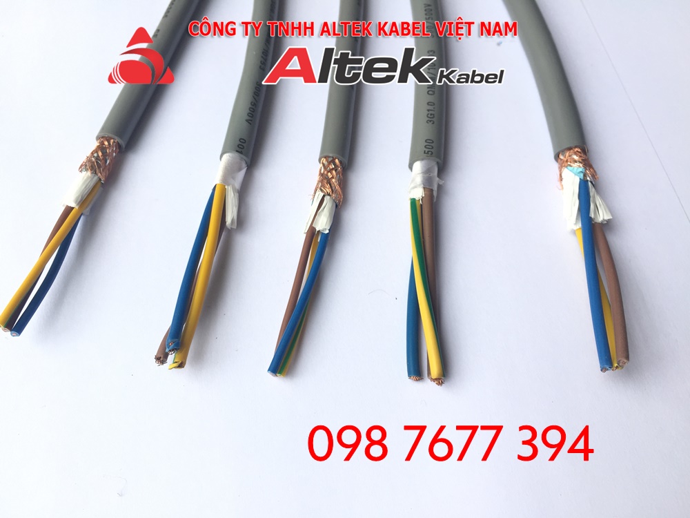 dây chống nhiễu dvv/sb 3x0.5, dvv/sb 3x0.75