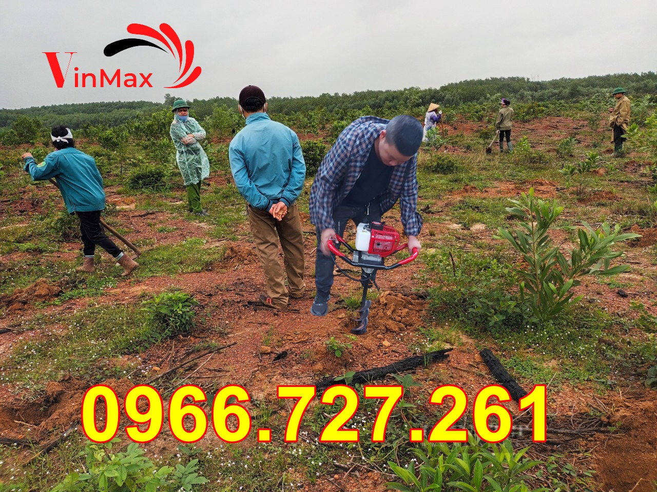 Máy khoan đất trồng cây 1.8kw tại Tuyên Quang