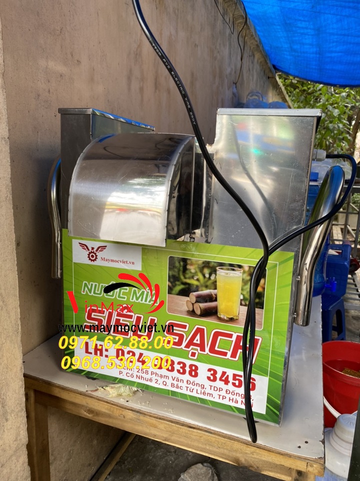 Máy ép mía vỏ inox chất lượng cao giá rẻ