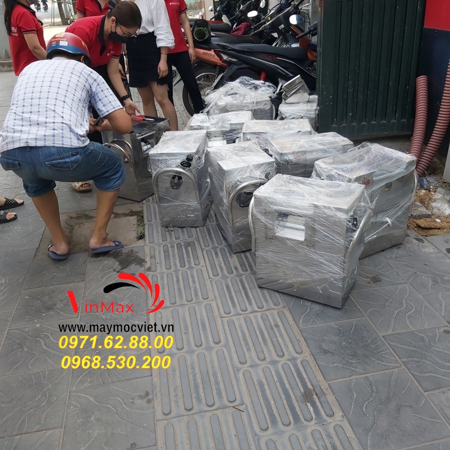 Máy ép mía vỏ inox chất lượng cao giá rẻ