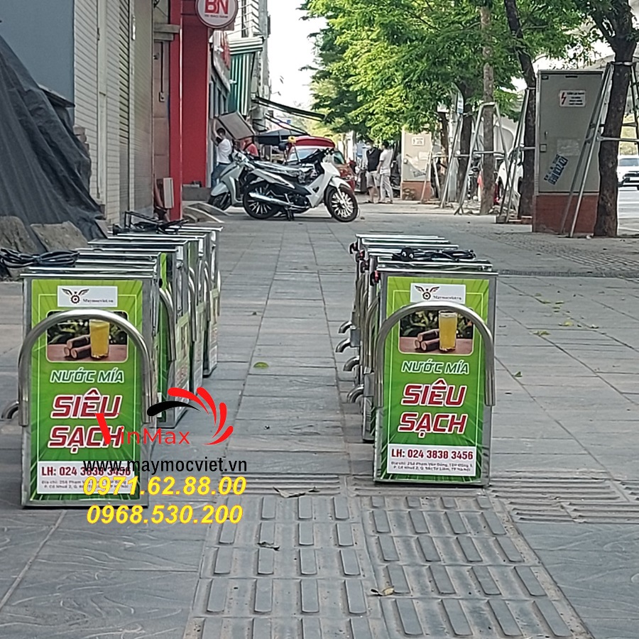 Máy ép mía vỏ inox chất lượng cao giá rẻ