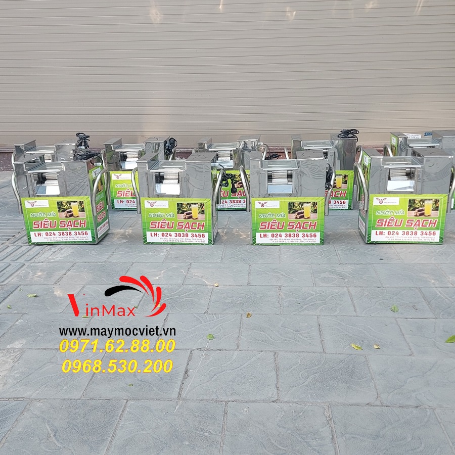 Máy ép mía vỏ inox chất lượng cao giá rẻ