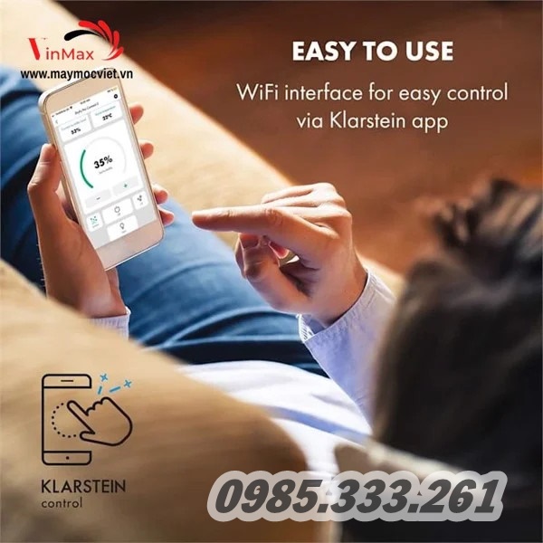 Máy hút ẩm Klarstein DryFy Connect 40 I bảo hành 12 tháng
