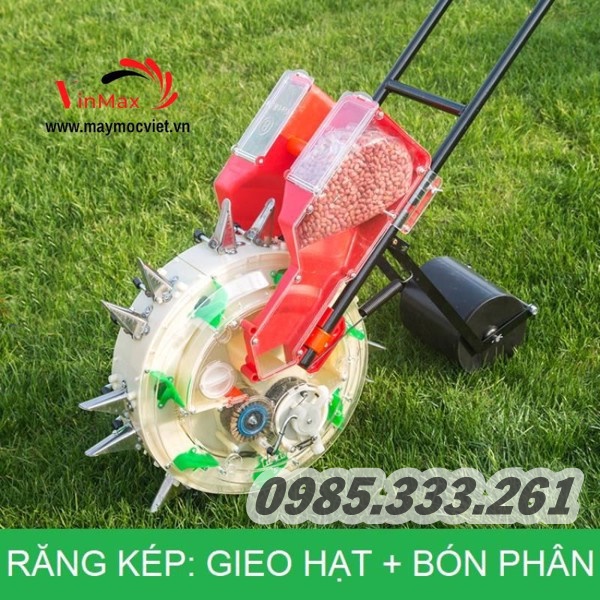 Máy gieo hạt kết hợp bón phân 5 mỏ kép VMGH05