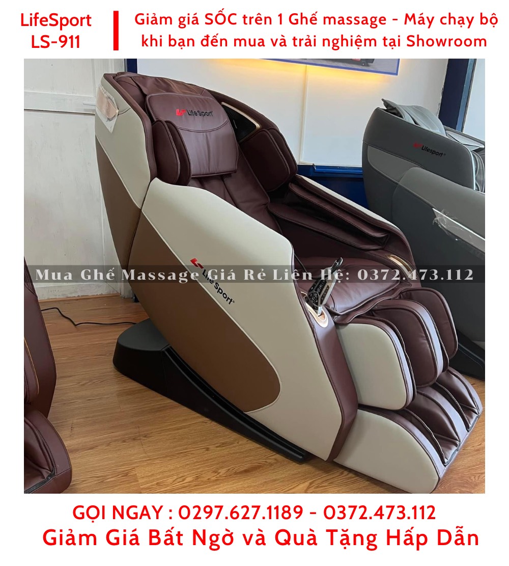 GIÚP CƠ THỂ KHỎE HƠN MỖI NGÀY VỚI GHẾ MASSAGE LIFESPORT LS-911