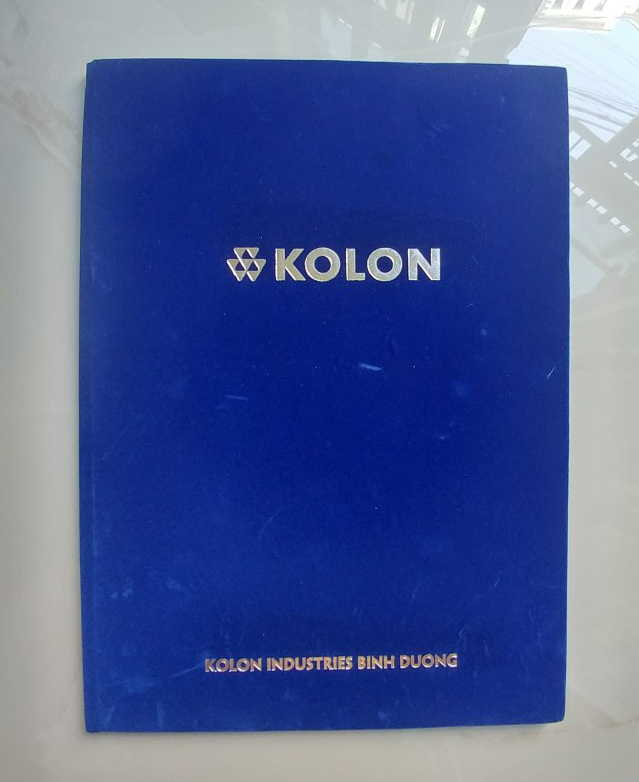 Cơ sở làm bìa nhung đựng bằng khen, bìa kẹp bằng khen a4