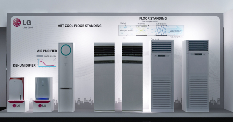 Điều hòa tủ đứng LG giá cả hợp lý cho các công trình