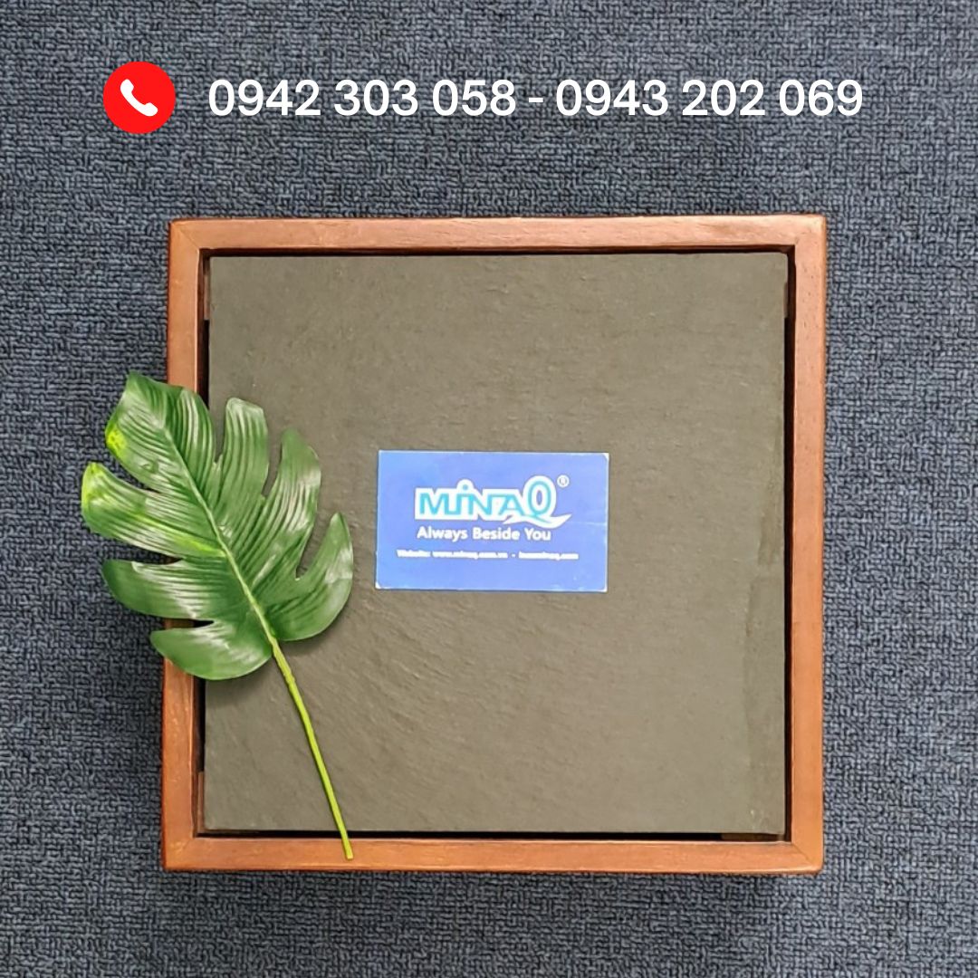 Khay đá đen trưng bày phong cách Nhật Bản  Lacosa