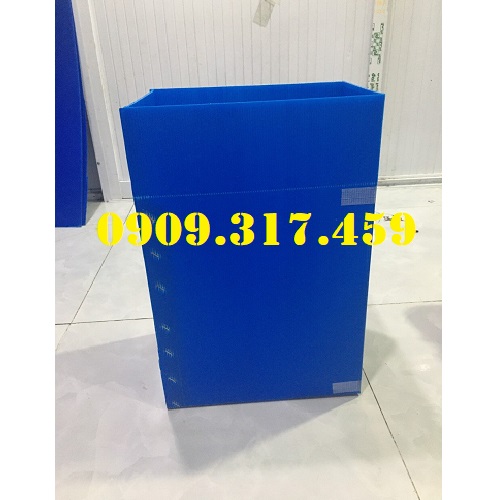 Thùng nhựa danpla carton (mì gói), không có tay cầm, keo chịu lực