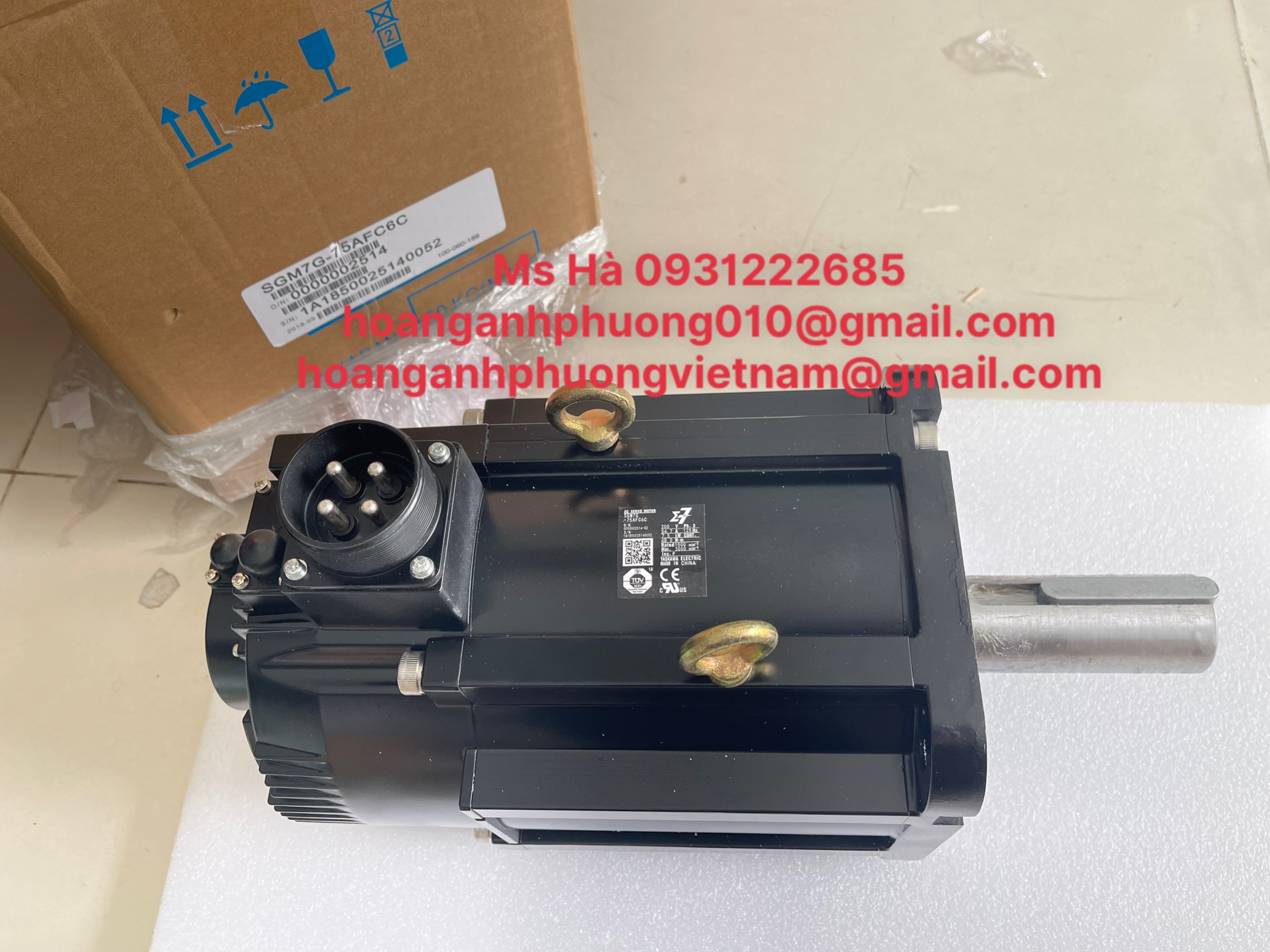 YASKAWA dòng servo giá tốt hiện nay SGM7G-75AFC6C