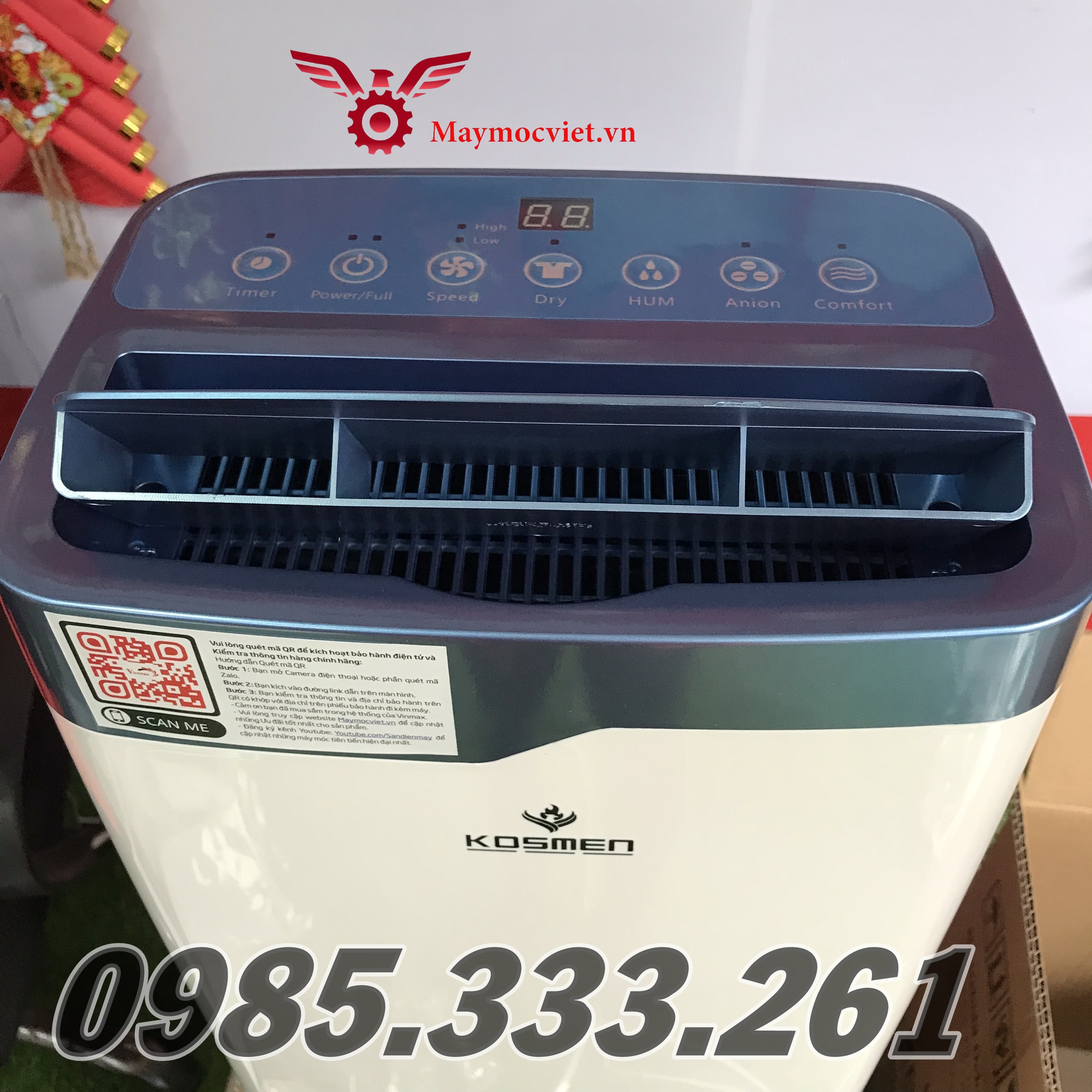 Máy hút ẩm KOSMEN KM20N I bảo hành chính hãng 12 tháng