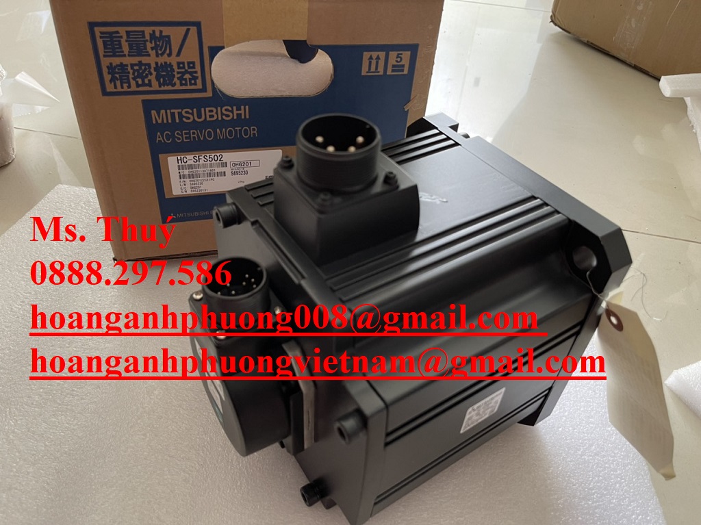 Servo Motor Mitsubishi HC-SFS502 nhập khẩu mới 100%