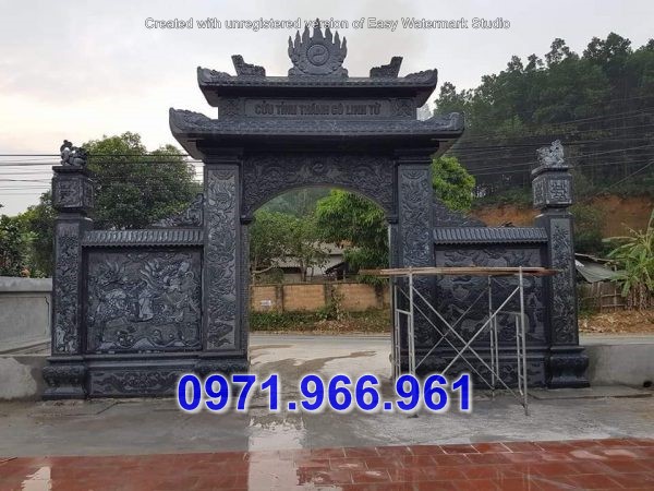 Mẫu Cổng Đá Mới Nhất, Cổng Tam Quan Tứ Trụ