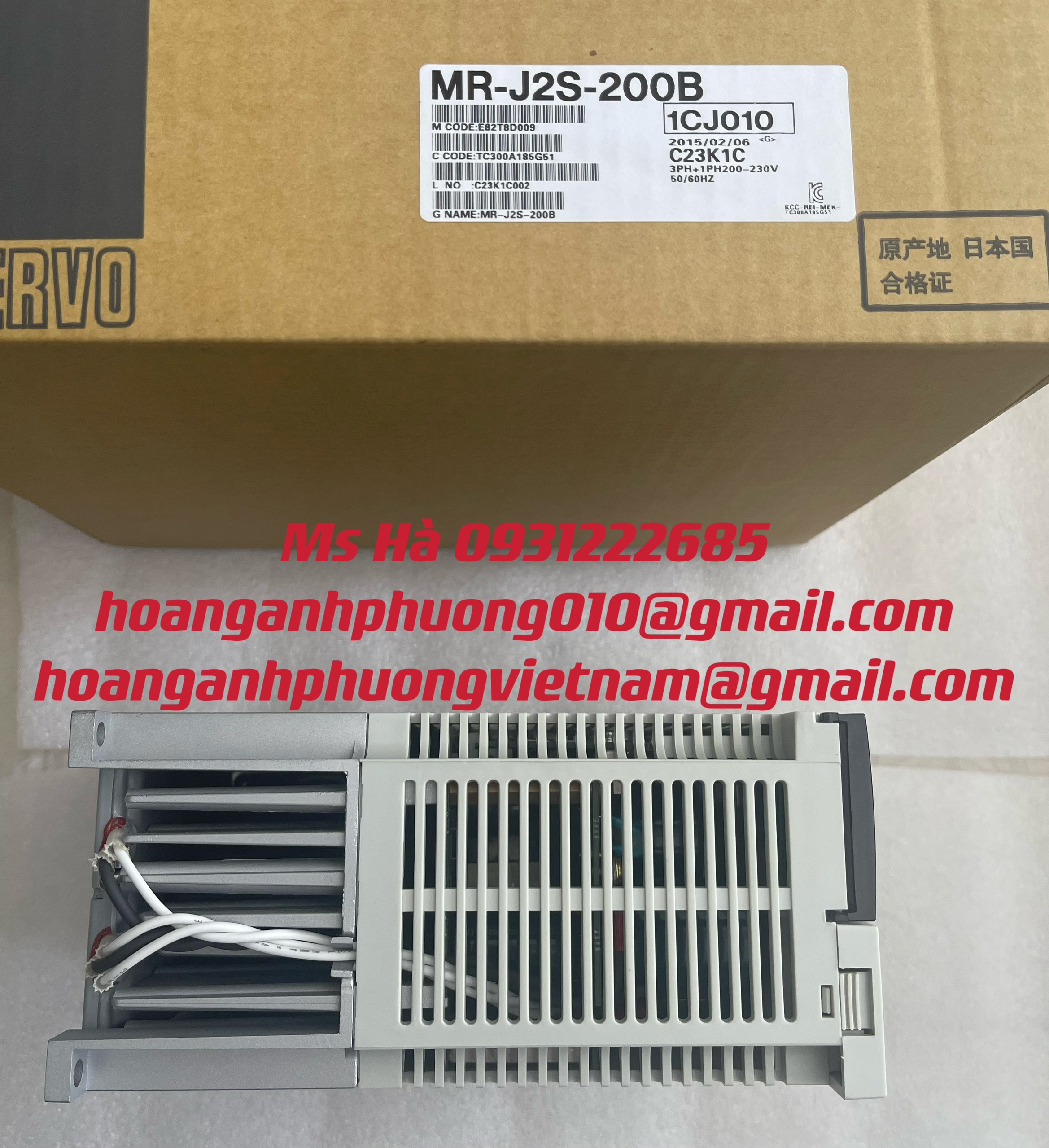 Cung cấp hàng mới dòng servo MR-J2S-200B mitsubishi