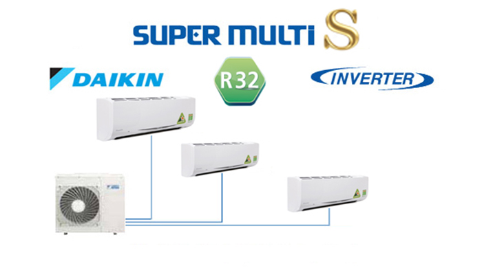 Điều hòa multi được thiết kế độc đáo dành cho căn hộ