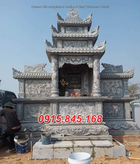 Lào Cai+ 15002 xây lăng mộ bằng đá ba mái đẹp