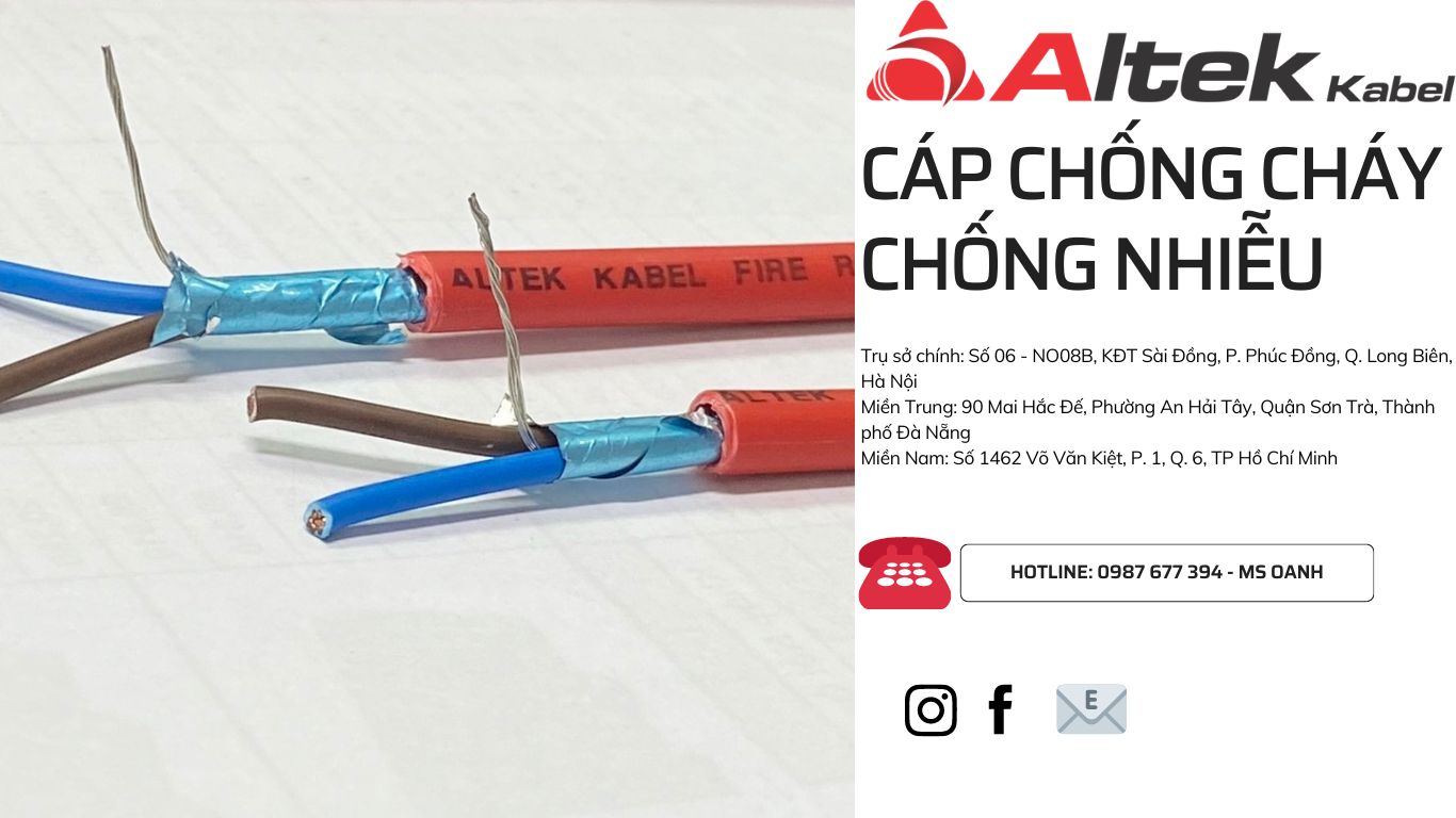 dây cáp chống cháy 2x1.0, fr 2x1.0 chống nhiễu