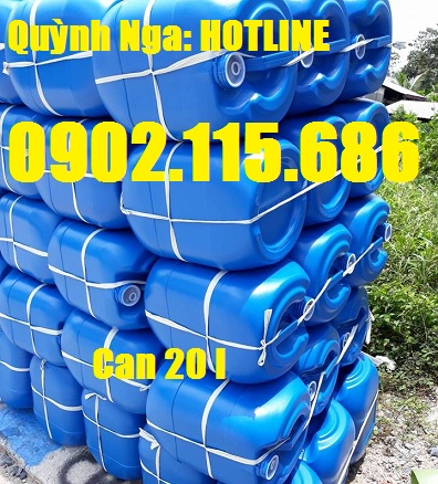 Can nhựa 20l, can đựng hóa chất nhựa HDPE