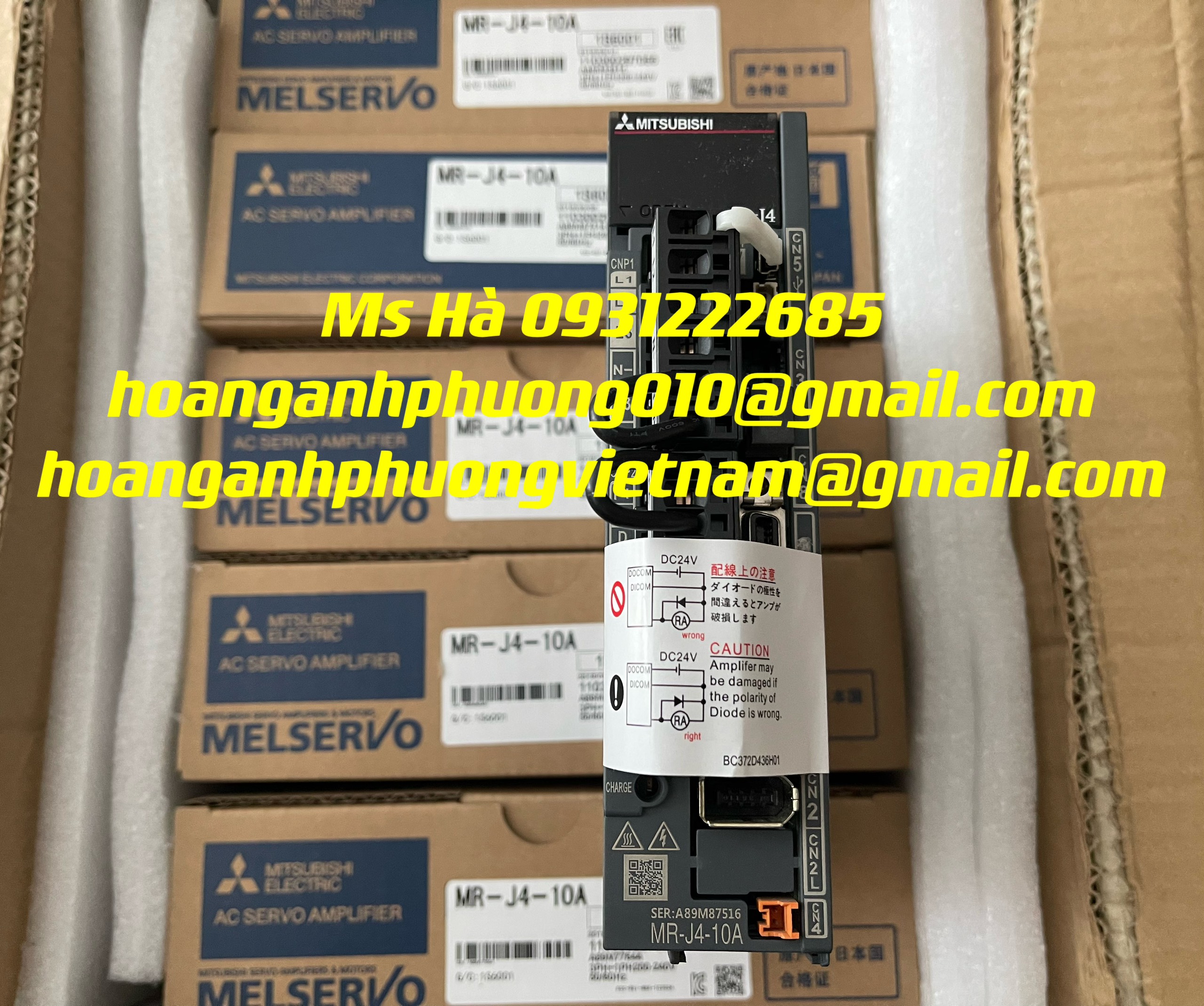 Servo driver MR-J4-10A mitsubishi - nhập khẩu mới 100%