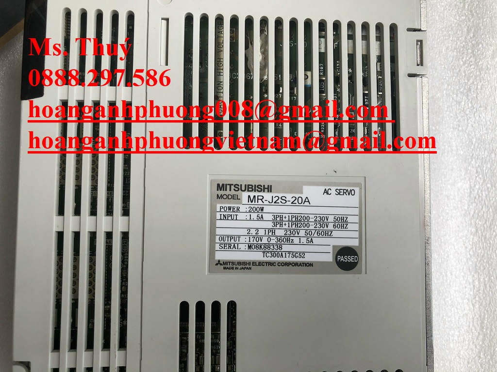 Bộ điều khiển Servo Mitsubishi MR-J2S-20A mới 100%