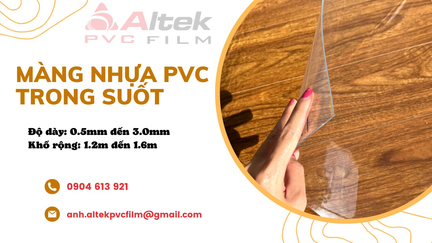 Màng nhựa PVC trong khổ lớn giá sỉ toàn quốc