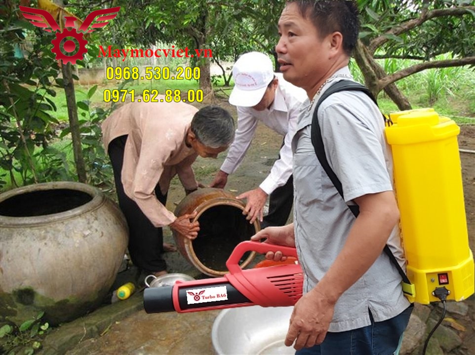 Máy phun thuốc muỗi cao cấp Turbo BA-6 tặng kèm hóa chất phun