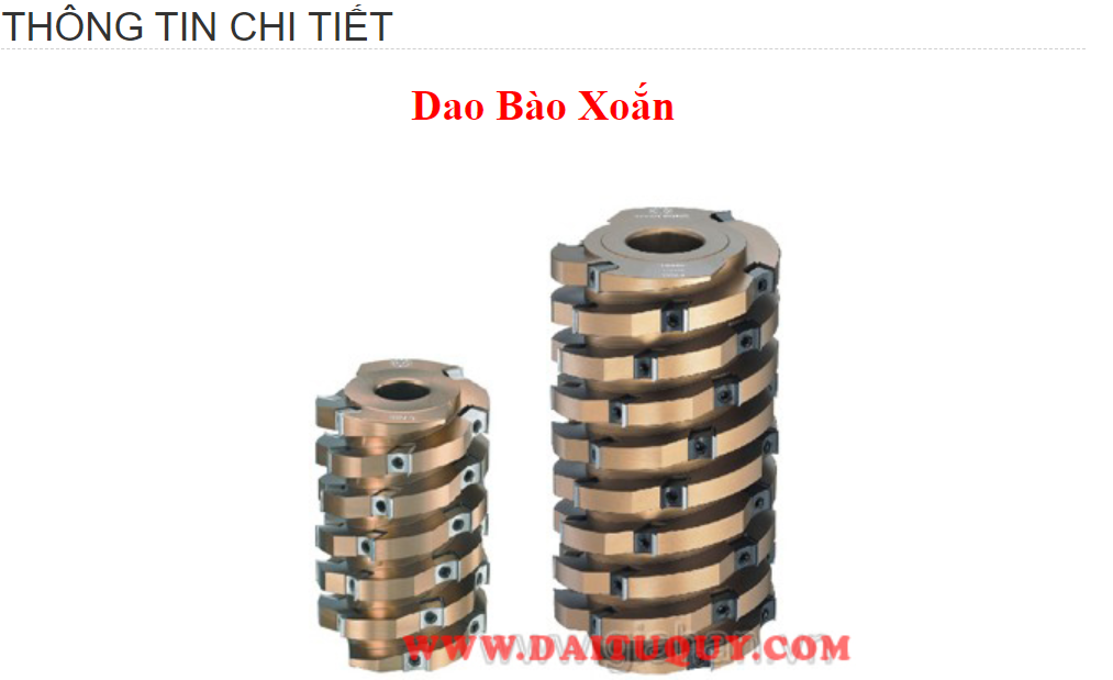 Dao bào xoắn chất lượng cao giá tốt tại tphcm