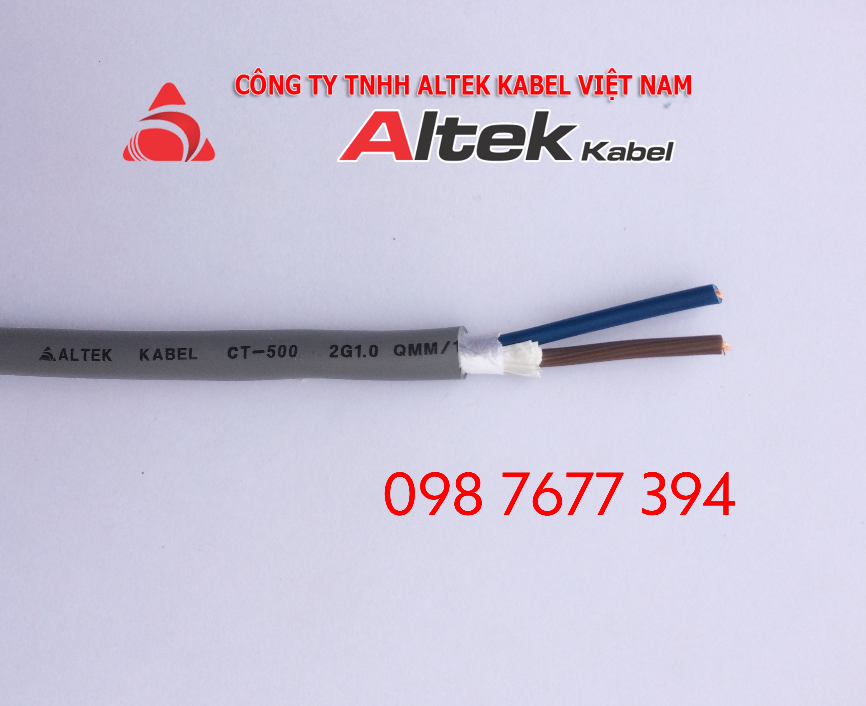 dây cáp điều khiển altek kabel dvv/sb 2x1.0