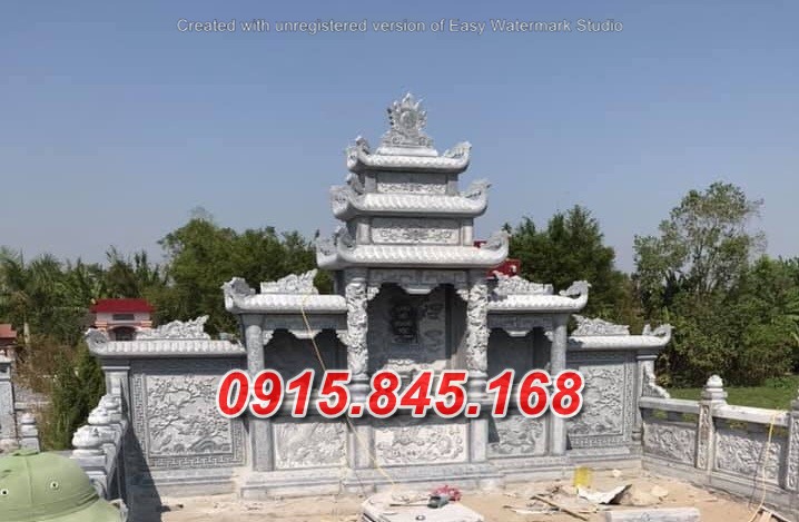15204 Bến tre thiết kế lăng mộ bằng đá ba mái bán
