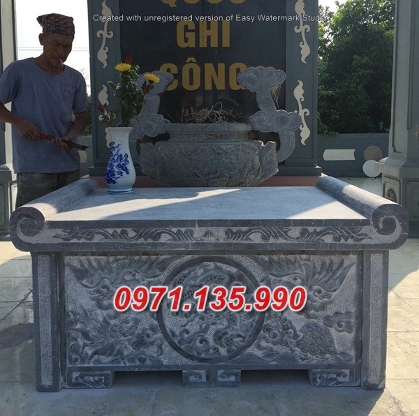 10 mẫu bàn lễ nhà thờ họ bằng đá đẹp bán tại hà nội 2023