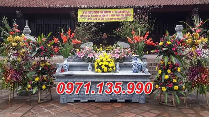 10 mẫu bàn lễ nhà thờ họ bằng đá đẹp bán tại hà nội 2023