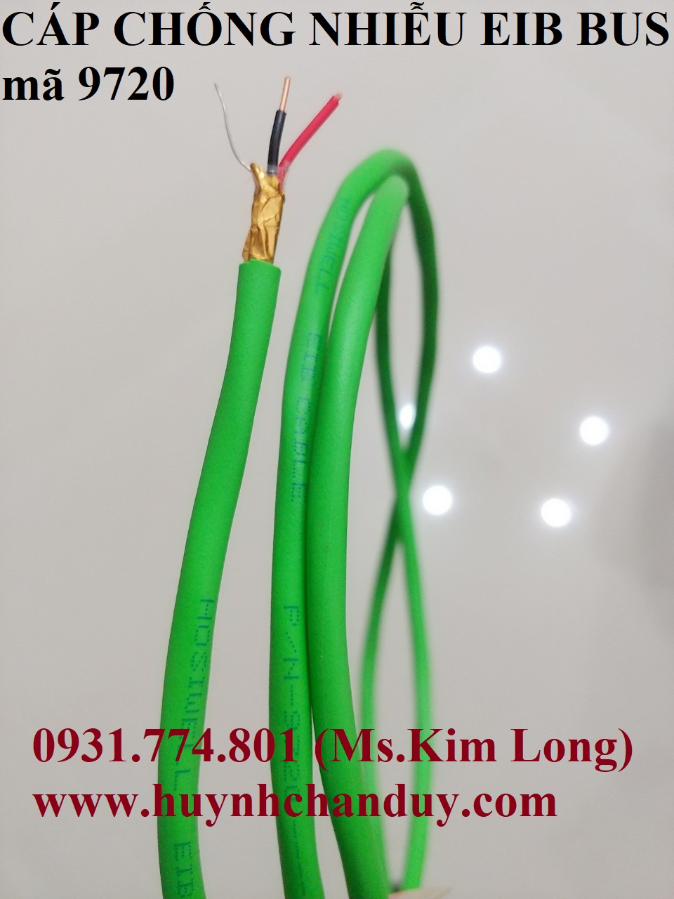 Cáp điều khiển smarthome EIB BUS 1x20AWG