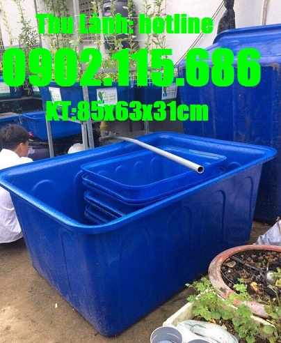 Thùng nhựa 100l , thùng nhựa nuôi cá, thùng nhựa giá rẻ