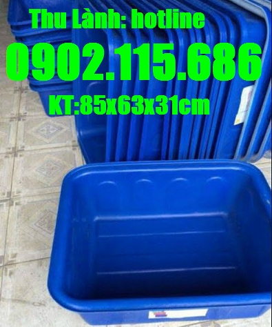 Thùng nhựa 100l , thùng nhựa nuôi cá, thùng nhựa giá rẻ