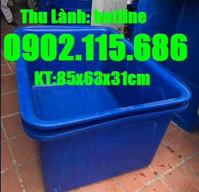 Thùng nhựa 100l , thùng nhựa nuôi cá, thùng nhựa giá rẻ
