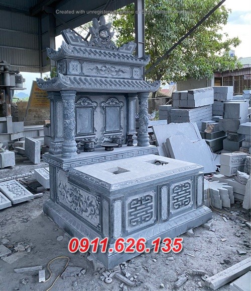 15524 mộ đôi bằng đá hiện đại đẹp bán vĩnh phúc