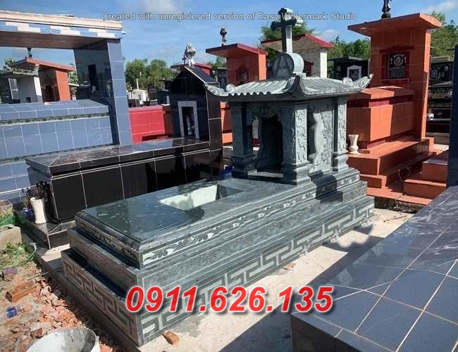 15674 mộ tựa ngai bằng đá hiện đại đẹp bán bến tre