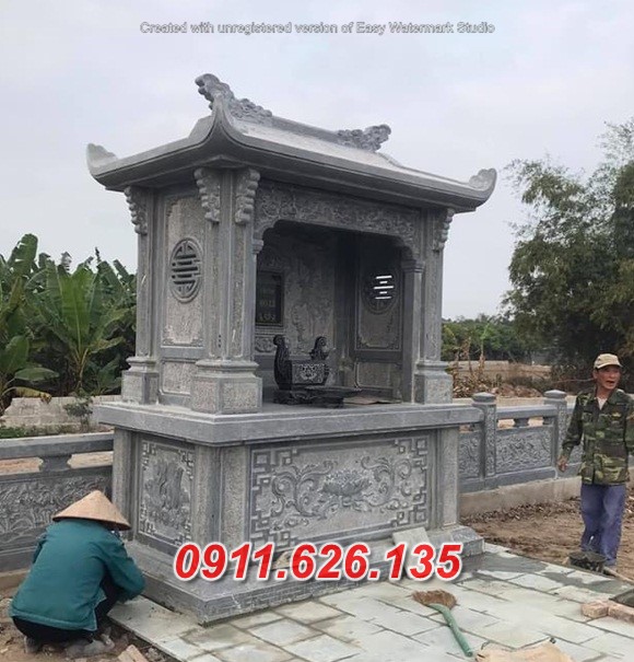 15674 mộ tựa ngai bằng đá hiện đại đẹp bán bến tre