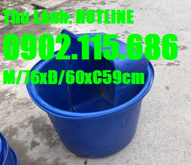 Thùng nhựa tròn 200l, thùng nhựa dung tích lớn giá rẻ 200l